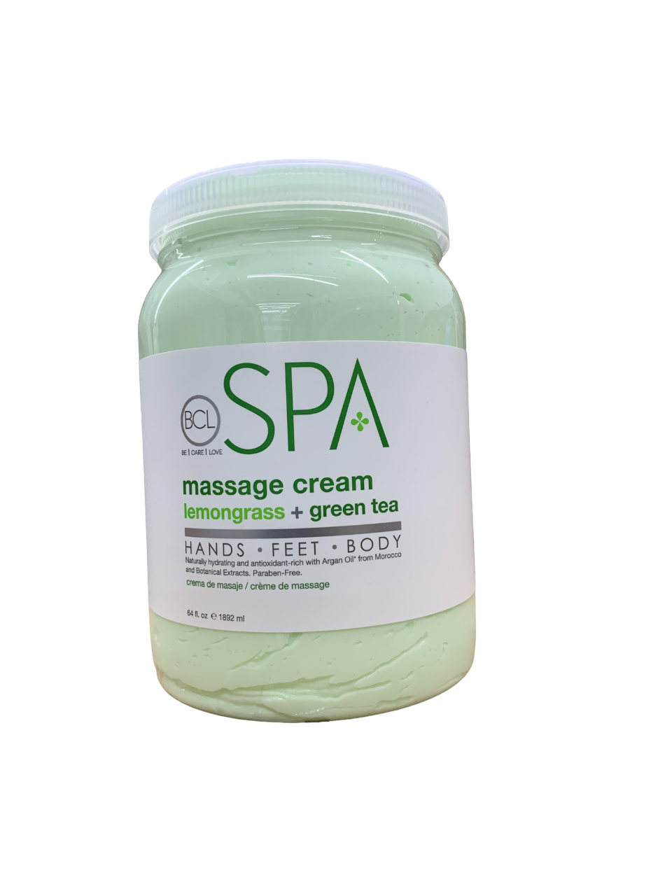 BCL Spa Massage Cream Lemongrass Green Tea